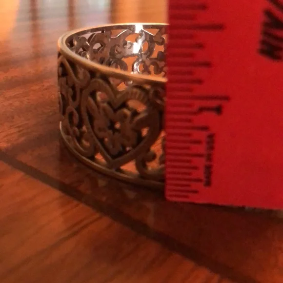 Vintage Brighton Scroll Heartbangle bracelet